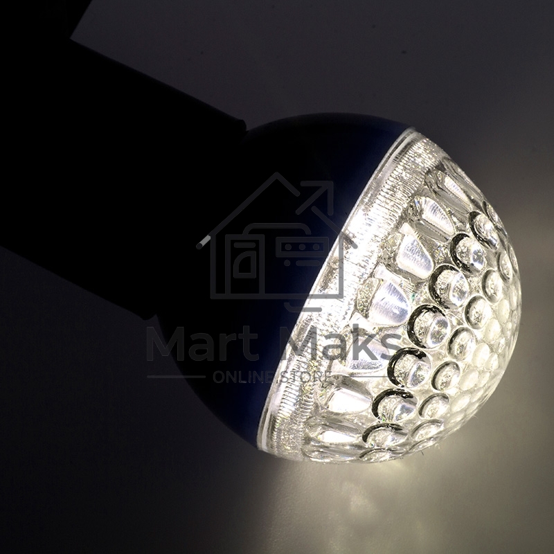 Лампа шар e27 9 LED Ø50мм ТЕПЛЫЙ БЕЛЫЙ