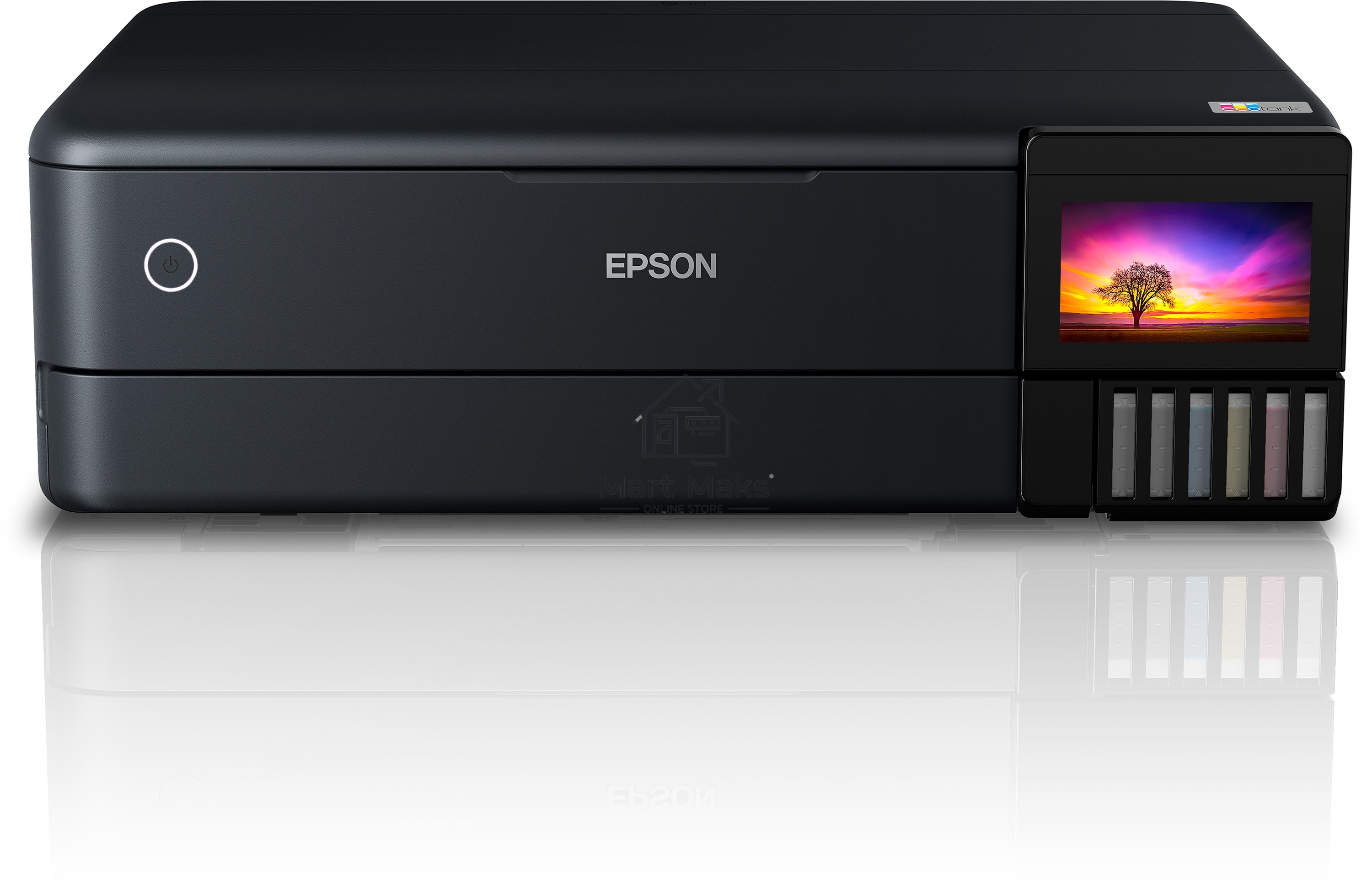 МФУ струйный Epson L8180 (C11CJ21403/C11CJ21402) A3 Duplex Net WiFi USB RJ-45 черный