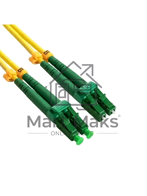 Патч-корд волоконно-оптический ExeGate FC-D-9-LC/APC-LC/APC-10M-LSZH (Шнур ВО SM 9/125 (OS2/G.652.D), LC/APC-LC/APC, Duplex, LSZH, 10м)