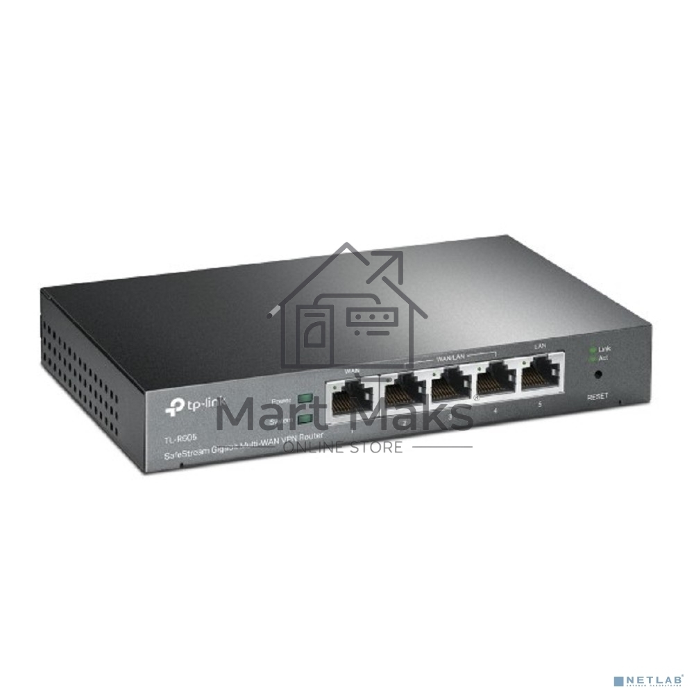 Роутер TP-Link SafeStream ER605 10/100/1000BASE-TX черный
