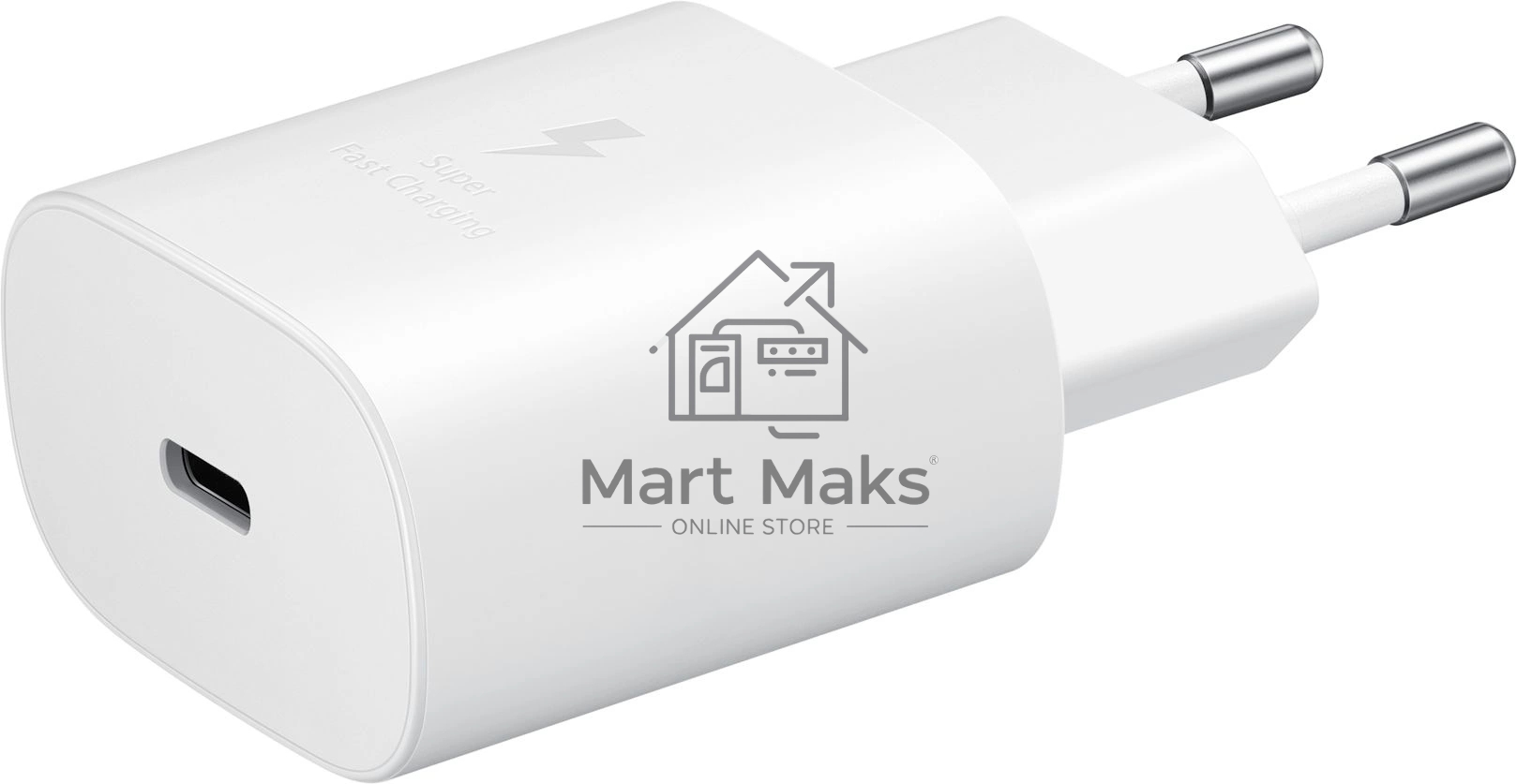 Сетевое зарядное устройство Samsung Adapter 25W Type C с кабелем белый (EP-TA800XWEGWW)