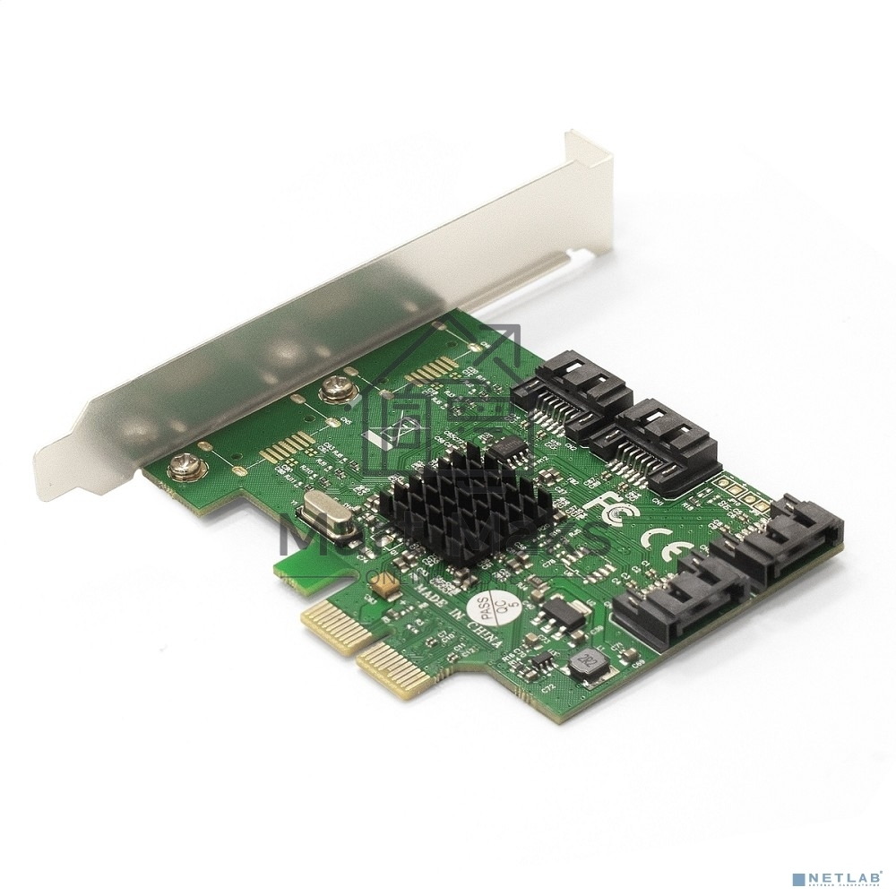 Контроллер ExeGate EX290924RUS EXE-502 (PCI-E 2.0, SATA3 RAID, 4 int.)