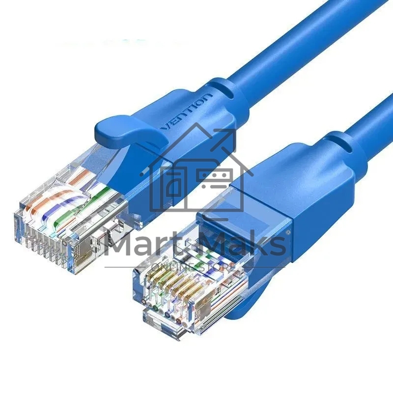 Патч-корд Vention прямой UTP cat.6, RJ45 - 3м. синий