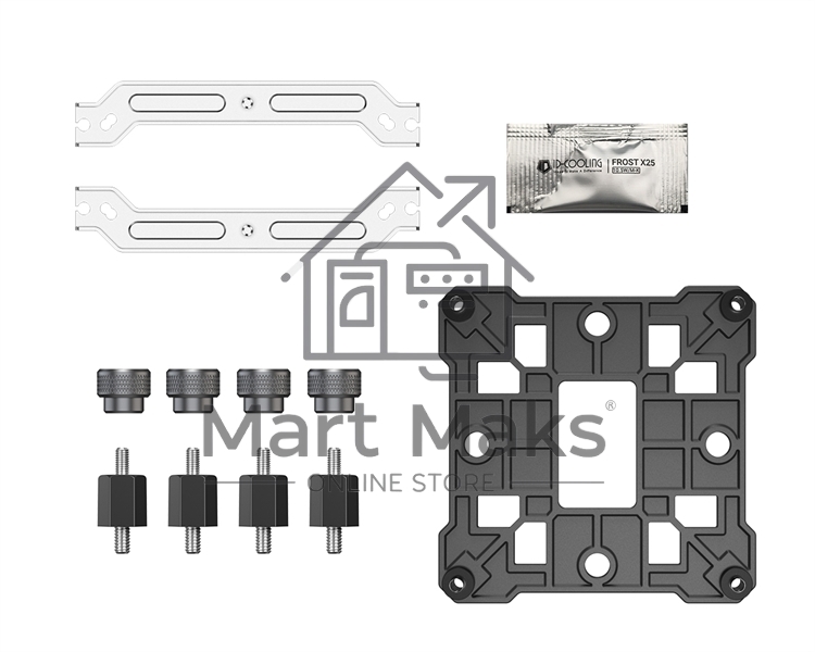 Кулер для процессора ID-Cooling BLITZ X4 черный 120мм алюминий+медь 1500rpm 26.6db 4-pin 180W 152мм