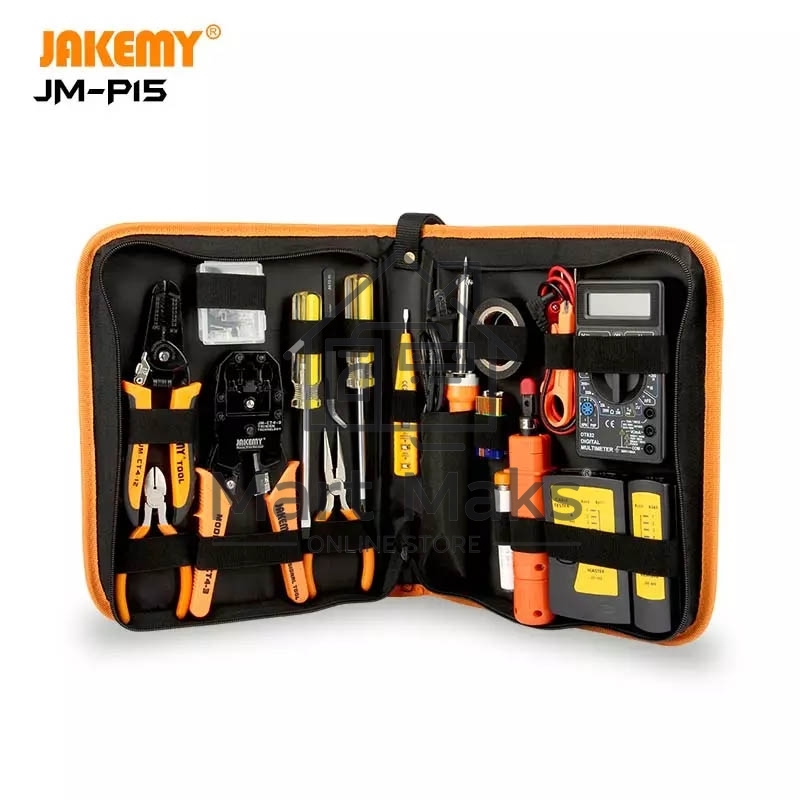 Набор инструментов Jakemy JM-P15 для ремонта сети