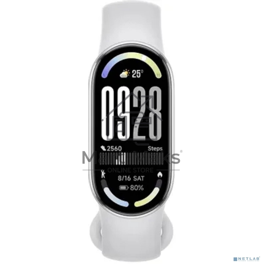 Фитнес-браслет XIAOMI Smart Band 10 Glacier Silver (BHR07PSGL)