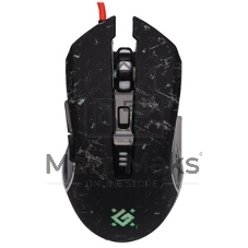 Мышь проводная Defender Draglen GM-907 черный, 7200 dpi, USB, кнопки - 6