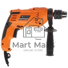 Дрель электрическая ударная PATRIOT FD 750h 120301444 с ударом, мощность 710Вт, макс.диаметр 13мм, глубиномер + дополнительная ручка