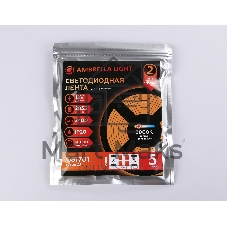 Светодиодная лента Ambrella light GS1701 2835 240Led/ 24W m/ 12V IP20 3000K/ 5000*10*1.2mm (2 конт.)