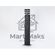 Светильник Ambrella light ST2588 BK/CL черный/прозрачный IP54 E27 max 40W 110*65*800
