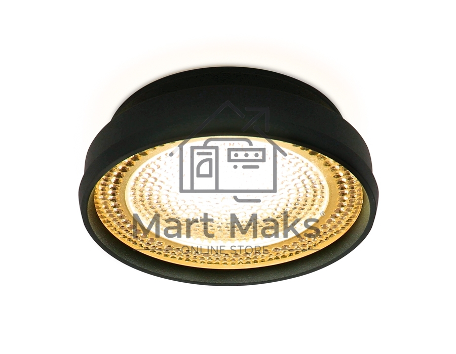 Светильник Ambrella light TN348 SBK/TI черный песок/янтарь GU5.3 D85*45
