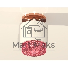 Светильник Ambrella Light XS7510142 SWH/PI белый песок/розовый MR16 GU5.3 (N7930, C7510, N7193)