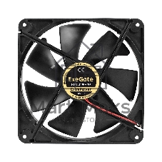 Вентилятор 12В DC ExeGate ExtraPower EP14025B2P (140x140x25 мм, 2-Ball (двойной шарикоподшипник), 2pin, 1600RPM, 31dBA)