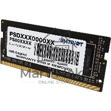 Оперативная память Patriot Signature, DDR4, 16GB (1x16 GB), 3200 MHz, CL22, SO-DIMM