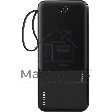Портативный аккумулятор Tecno OnGO L101 10000mAh 12W 2.4A 2xUSB-A/USB-C черный