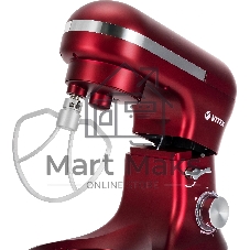 Миксер Vitek VT-PM0111 красный, стационарный, 1500 Вт, 4.5 л, 8 скоростей