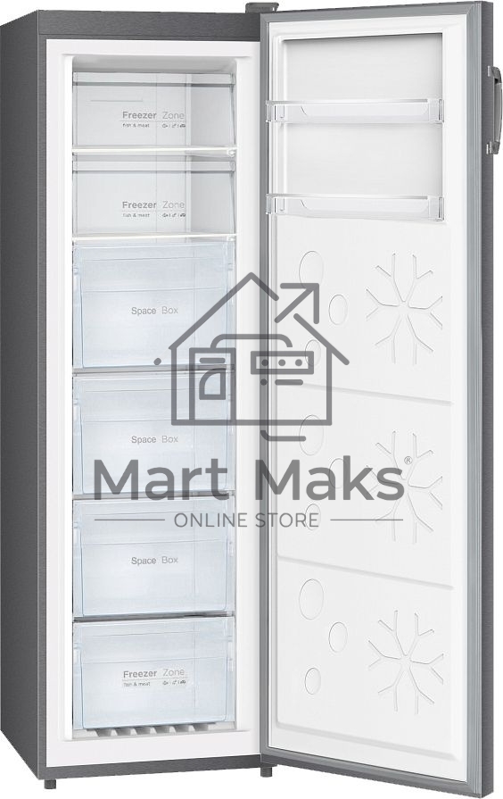 Морозильная камера Maunfeld MFFR170SB, черный, 206л, 4 ящика, 2 полки