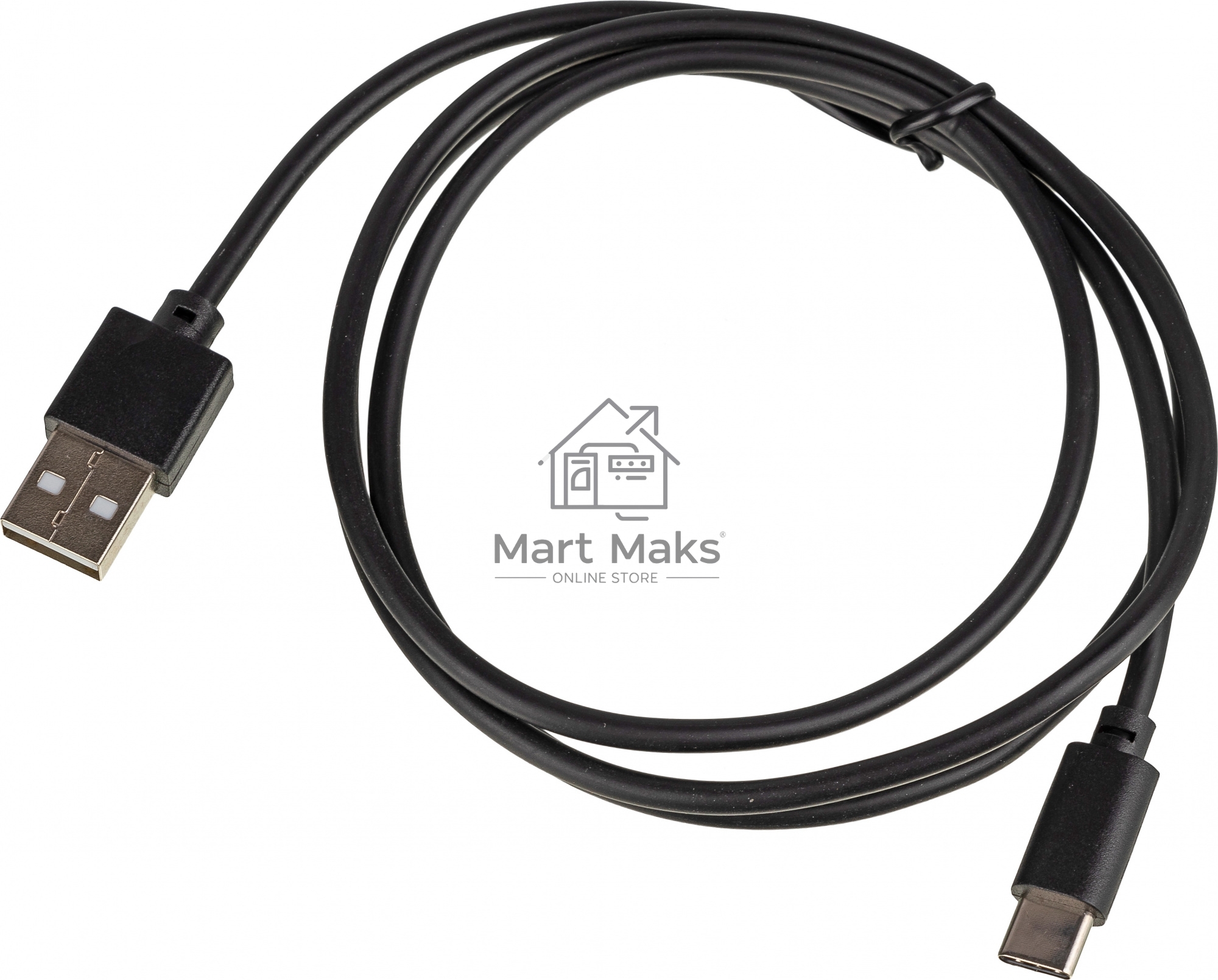 Кабель USB (m)-USB Type-C (m) 1м черный