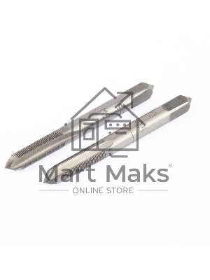 Метчик Сибртех ручной М6x0,5 мм,комплект из 2 шт.