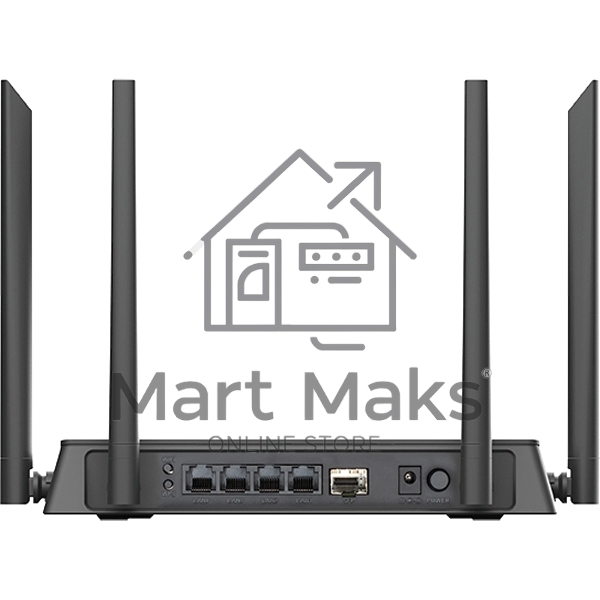 Маршрутизатор DIR-841/GF,DIR-841/GFRU AC1200 Wi-Fi Router, 1000Base-X SFP WAN, 4x100Base-TX LAN, 4x5dBi external antennas