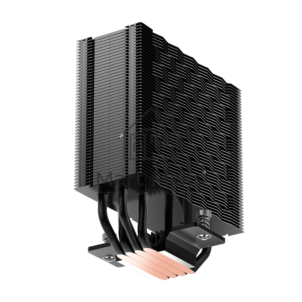 Кулер для процессора PCCooler RZ400 V2 BK черный 120мм алюминий+медь 2000rpm 32db 4-pin 230W 155мм