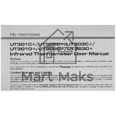 Инфракрасный термометр UNI-T UT302C+