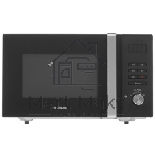 Микроволновая печь Hyundai HYM-M2062 черный, 23 л, 800 Вт, переключатели - кнопки, поворотный механизм