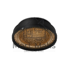 Светильник Ambrella light TN348 SBK/TI черный песок/янтарь GU5.3 D85*45