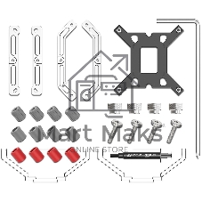 Кулер ID-COOLING SE-610-XT BASIC черный 120мм алюминий/медь 2000rpm 29.85db 4-pin 250W 151мм