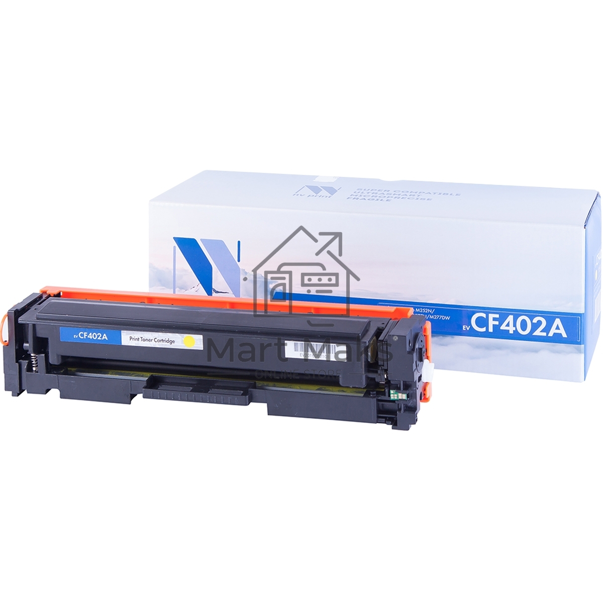 Картридж лазерный NVPrint совместимый HP Laser Jet Pro M252, MFP M277 CF402A Yellow (1400k)