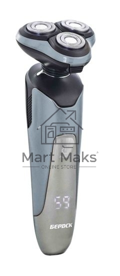 Бритва Бердск 3316АС аккум./сет., влагозащ., + блок д/стрижки, LED диспл. 220В/5Вт
