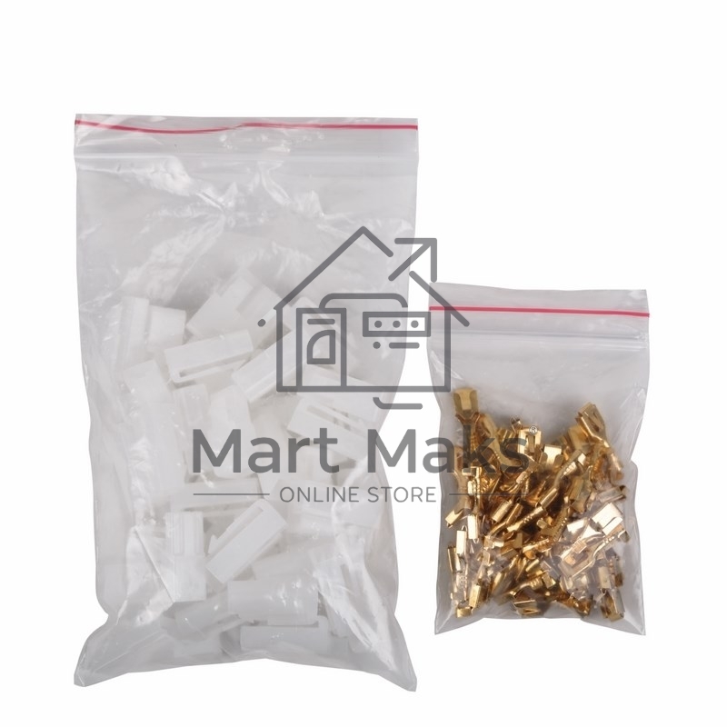 Клемма плоская Rexant гнездо 6.3 мм 1-1.5 мм² (РП-м 1.5-(6.3)) + колодка