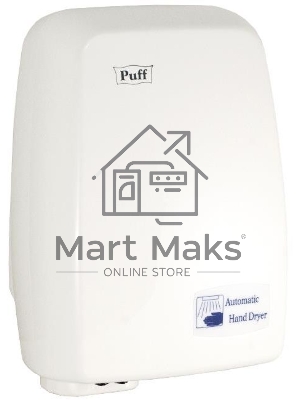 Электросушитель для рук PUFF 120 1.2кВт белый ABS пластик