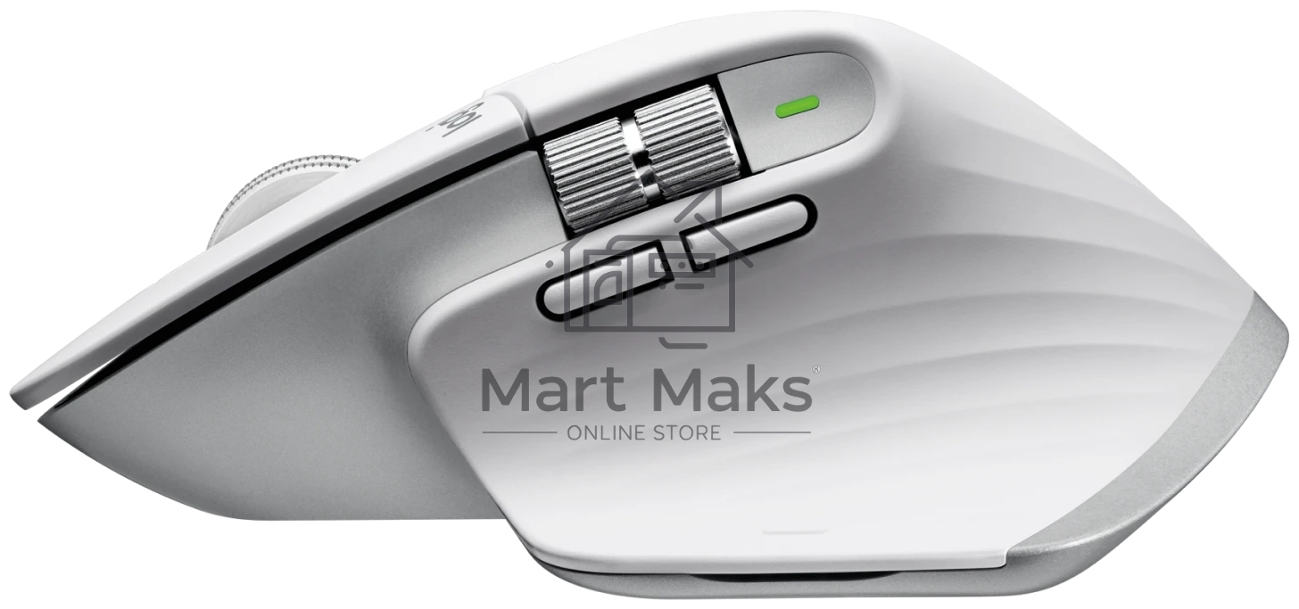 Мышь беспроводная Logitech MX Master 3s светло-серый, 8000 dpi, радиоканал, Bluetooth, USB, кнопки - 7
