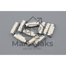 Разъем FPC Half Coverage Bottom Contact 0.8K-BX-10PWB 10 pin высота 2мм шаг 0,8мм 10 шт Разъем FPC Half Coverage Bottom Contact 0.8K-BX-10PWB 10 pin высота 2мм шаг 0,8мм 10 шт