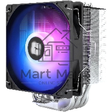 Устройство охлаждения(кулер) Thermalright Burst Assassin 120 SE ARGb Soc-AM5/AM4/1200/1700/1851 серебристый/черный 4-pin 25.6dB Al+Cu 510gr Ret (BA120-SE-ARGb)