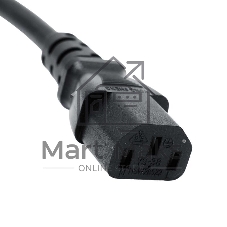 Кабель питания IEC320 C13 - IEC320 C14 0.5м сечение 3х1,5 мм