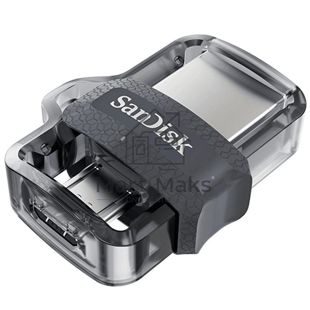 Флешка USB R/W R/W 128GB SanDisk Ultra Android Dual Drive OTG, m3.0/USB 3.0, Black
