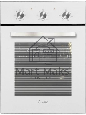 Духовой шкаф LEX EDM 4570 WH 55 л, таймер, 7 функций, встраиваемый