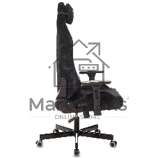 Кресло игровое Бюрократ Knight N1 Fabric черный Light-20, с подголов. крестовина металл