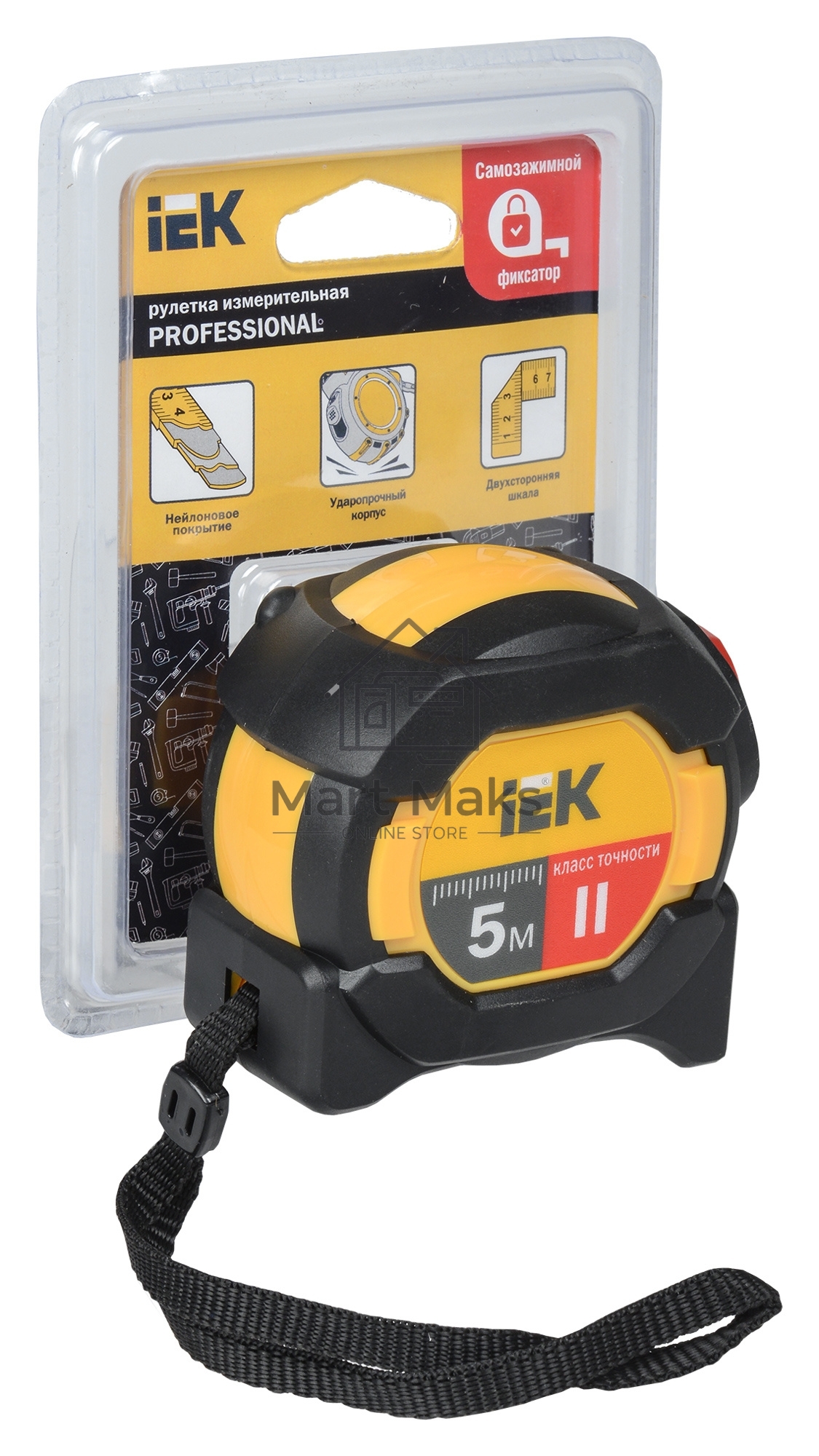 Рулетка измерительная Professional 5м IEK TIR10-3-005