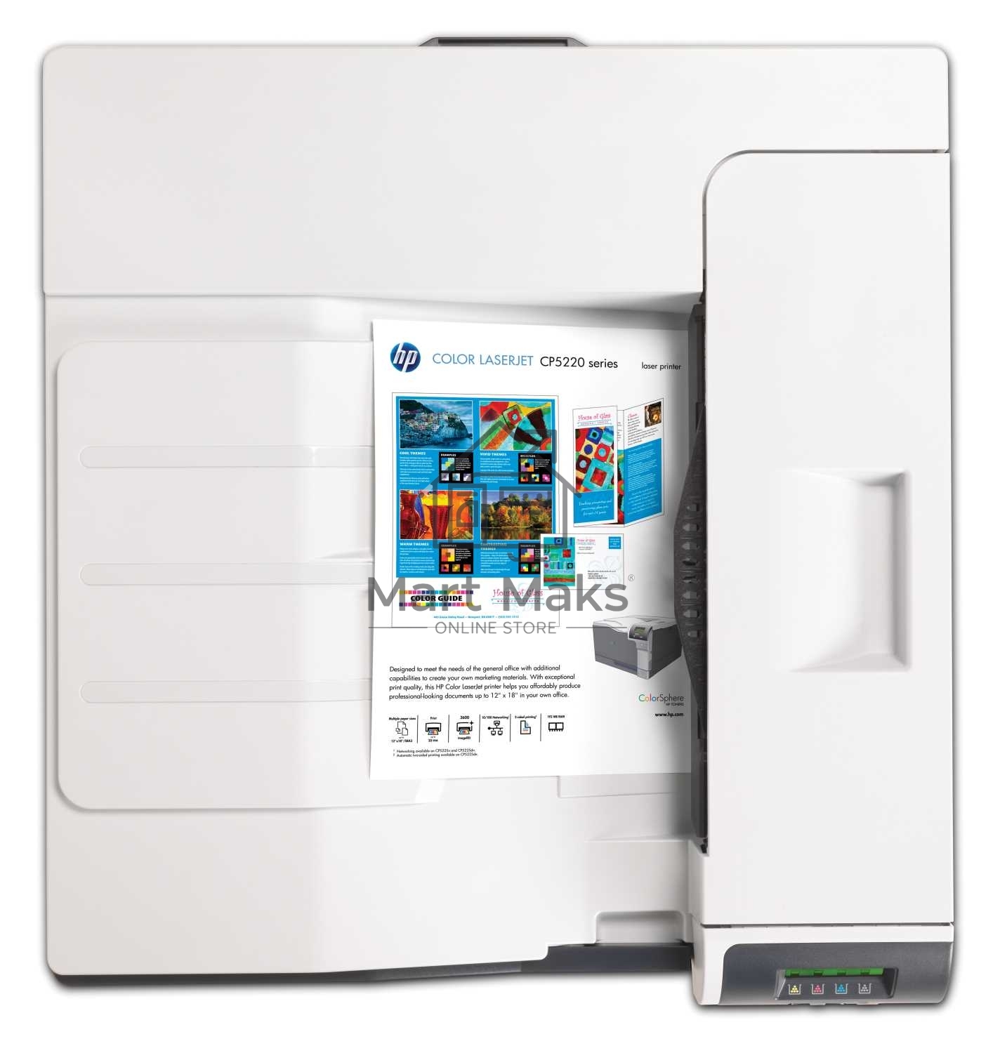 Принтер лазерный HP Color LaserJet CP5225dn (CE712A), A3, цветной, печ. до 20 стр/мин., 600 x 600 dpi, USB, RJ-45