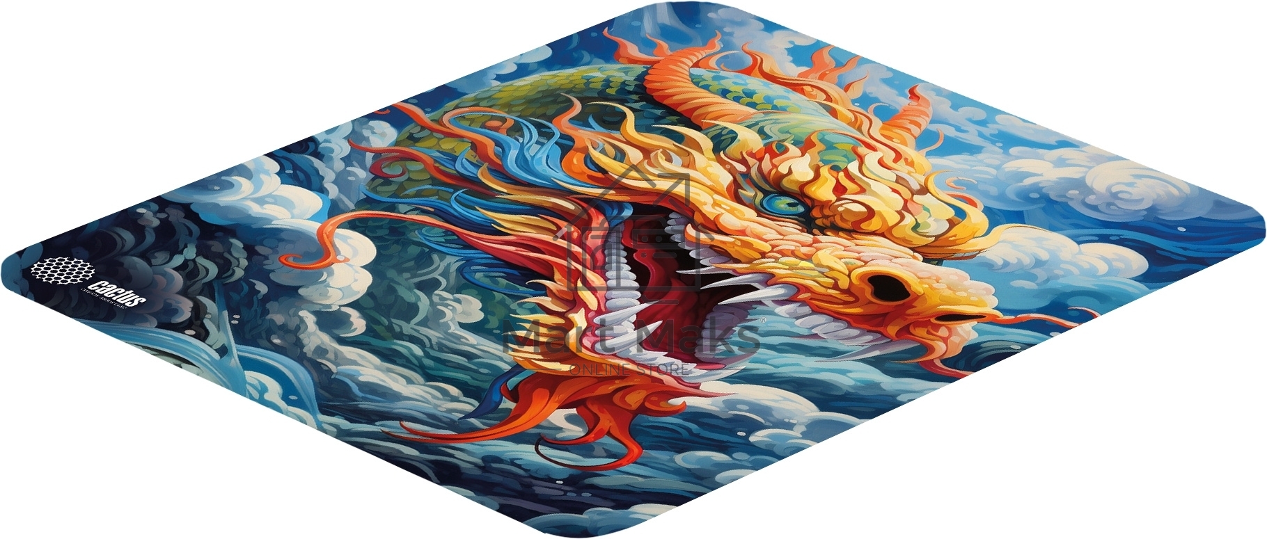 Коврик для мыши Cactus Colorful Dragon CS-MP-D07M 300x250x3мм