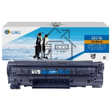 Картридж лазерный G&G GG-CB436A черный (2000 стр.) для HP LJ P1505/M1120/M1522
