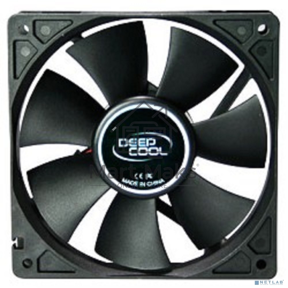 Вентилятор для корпуса DEEPCOOL XFAN 120 черный, 120 мм, 1300 об/мин, 23.7 дБ, 3 pin