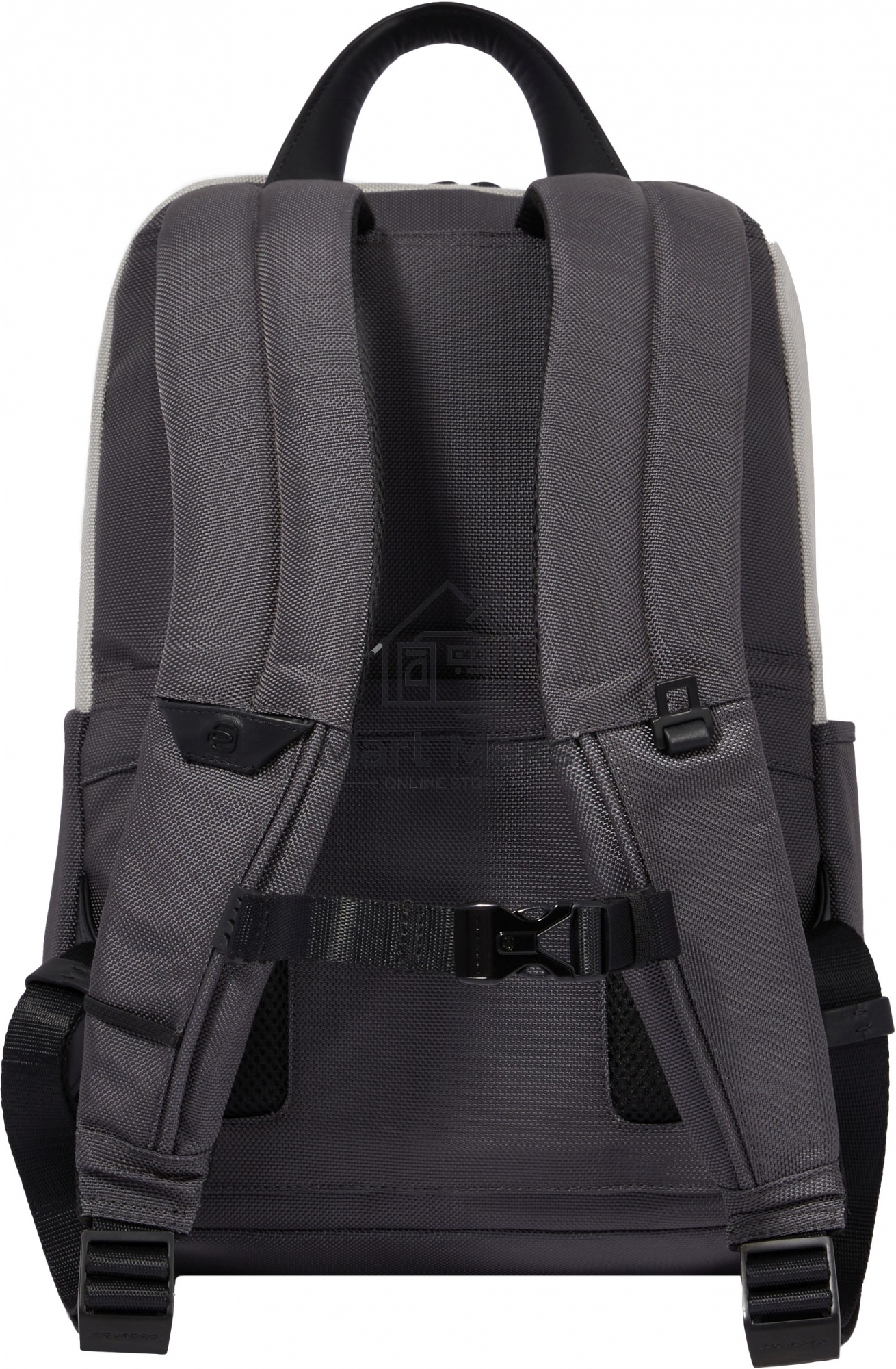 Рюкзак Piquadro Brief2 Special CA3214BR2S/GRN, нейлон/натур.кожа, серый/черный