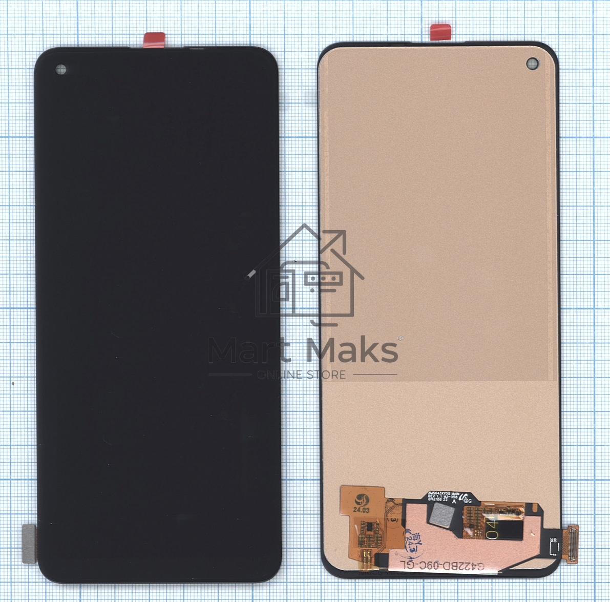 Дисплей для Realme 8i/9i/Narzo 50 4G (RMX3151/RMX3491/RMX3286), OPPO A96 4G в сборе с тачскрином TFT