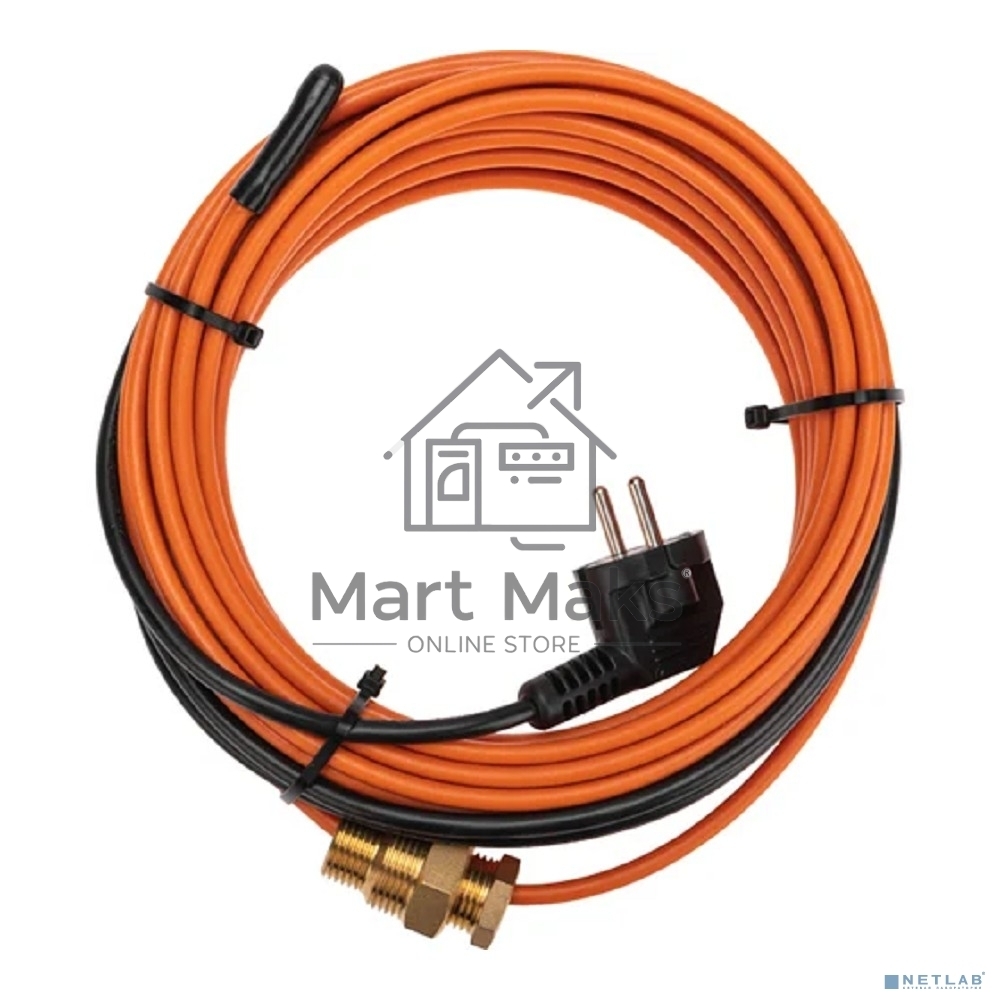 Кабель греющий саморегулирующийся 10 ККНС 2ЛПп-ЭЛ 65/85, в трубу, 10м/100Вт PROconnect