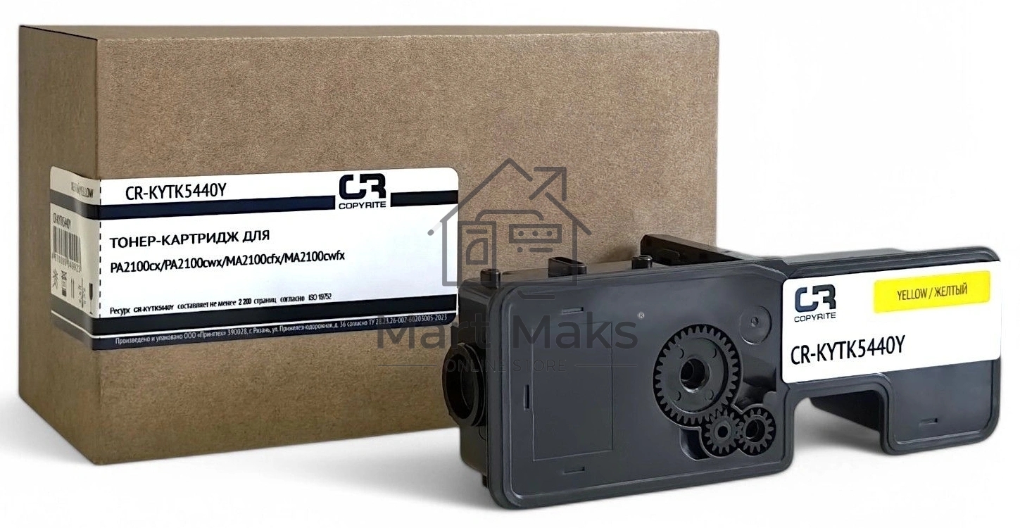 Картридж лазерный CopyRite CR-KYTK5440Y TK-5440Y желтый (2200 стр.) для Kyocera Ecosys PA2100cx/PA2100cw