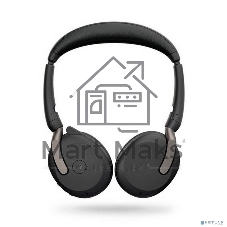 Гарнитура Jabra Evolve2 65 Flex чёрный, беспроводная, Bluetooth, до 32 ч